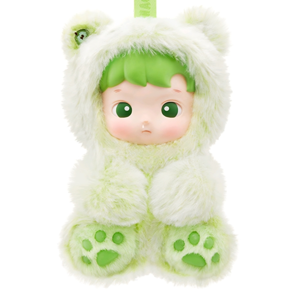 Pop Mart Hacipupu Gummy Bear Vinyl Face Plush Pendant - Green Apple